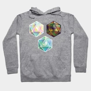 Mythical Creatures D20 Dice Set Hoodie